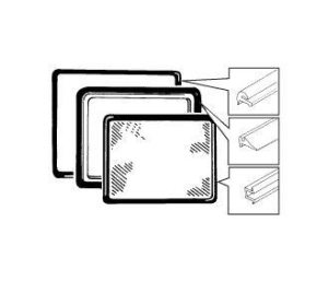 Splitscreen Bus Side Popout Window Seal Kit (3 Piece Kit)