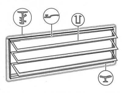 Baywindow Bus Westfalia Louvered Window Seal Kit