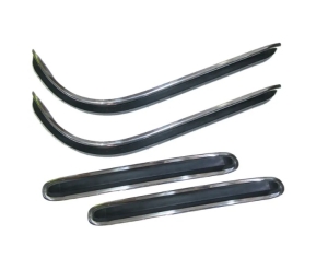 Baywindow Bus Bumper Impact Strip Set - 1968-72 (Front And Rear)