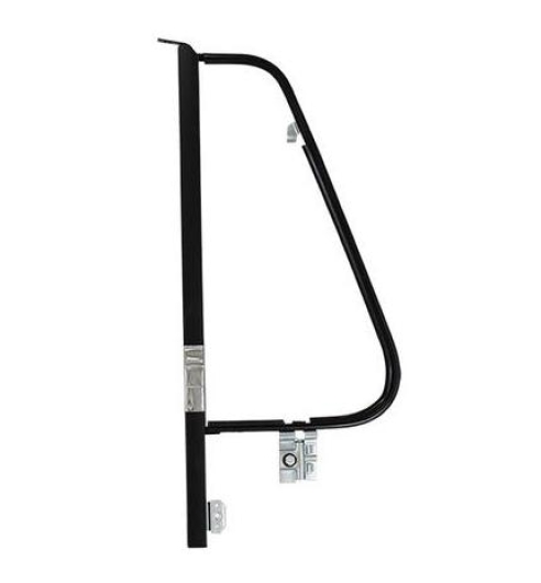 **NCA** Baywindow Bus Cab Door Opening Quarter Light Frame - Right - Black