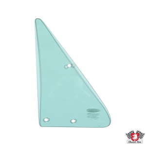 Type 25 Cab Door Opening Quarter Light Glass - Right - Green Tinted Glass