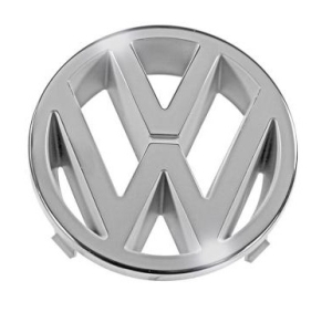 Type 25 Chrome VW Badge For Front Grille - 1987-92 (125mm)