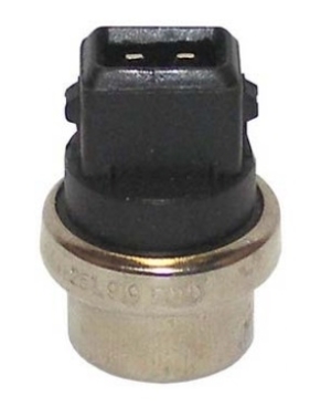 T25 Water Temperature Sender (Black, 2 Pin With Angled Connector)