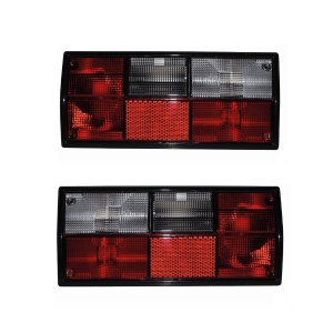 Type 25 Red and White Tail Light Bundle Kit - Hella Bulb Cluster (E Marked)