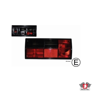 Type 25 Red and Smoked Tail Light - Left - Hella Bulb Cluster (E Marked)