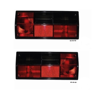 Type 25 Red and Smoked Tail Light Bundle Kit - Hella Bulb Cluster (E Marked)