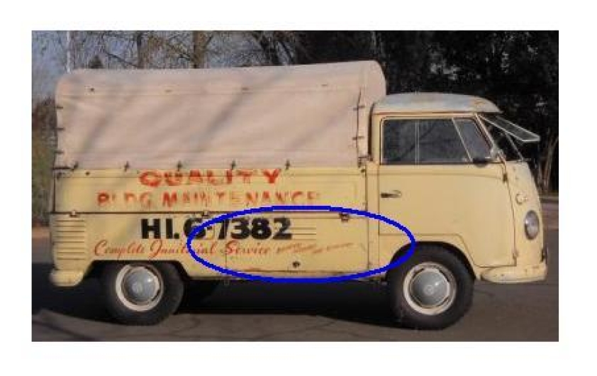 Splitscreen Single Cab Pickup Treasure Chest Door Skin - 1952-65