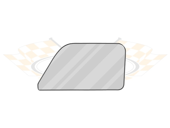 Type 3 One Piece Door Window Glass - Clear Glass