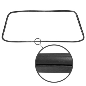 Type 3 Fastback Rear Window Seal (Deluxe) - Top Quality (For Metal Trim)