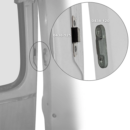 Splitscreen Bus Rear Tailgate Guide (On Side) - 1964-67 (Also Baywindow Bus 1968-71)