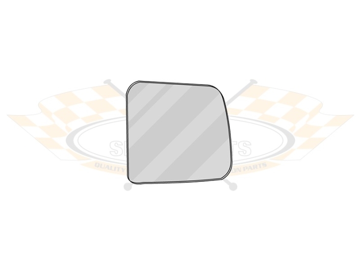 Type 3 Squareback Rear Quarter Side Window Glass - Grey Tinted Glass