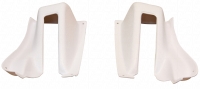 Type 3 Squareback Tailgate Hinge Covers - White