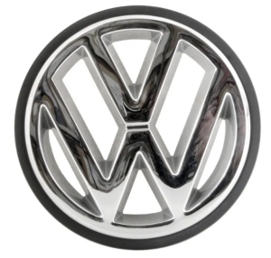 T4,G2,G3 Front Grille VW Badge (Chrome With Black Edge)