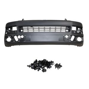 T5 Front Bumper - 2010-15 (With Fog Light Holes) - Black Textured - With Fitting Kit