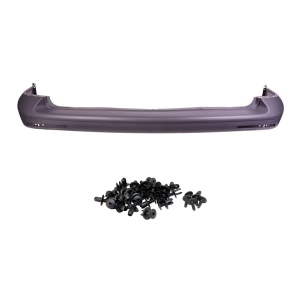 T5 Rear Bumper - 2013-15 (Without Parking Sensor Holes) - Graphite Textured - With Fitting Kit