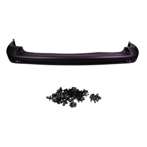 T5 Rear Bumper - 2013-15 (Without Parking Sensor Holes) - Black Textured - With Fitting Kit