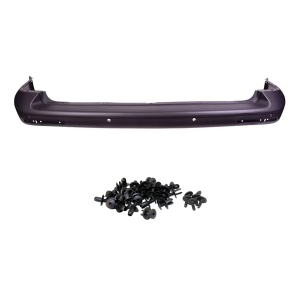 T5 Rear Bumper - 2013-15 (With Parking Sensor Holes) - Black Textured - With Fitting Kit