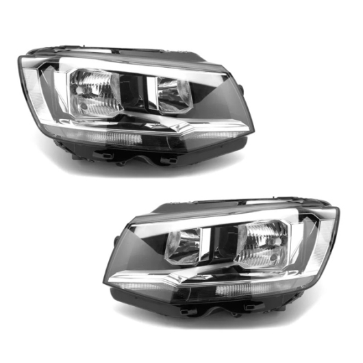 T6 Headlights - 2016-19 - Pair - Twin H7 Bulb (European Beam Pattern)