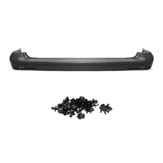 T5 Rear Bumper - 2013-15 (Without Parking Sensor Holes) - Grey Primer - With Fitting Kit