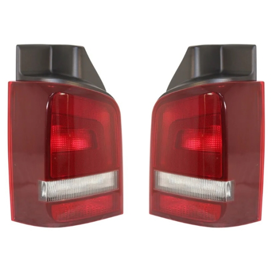 T5 Tail Lights - Pair - 2010-15 With Smoked Indicator (Caravelle With Tailgate)