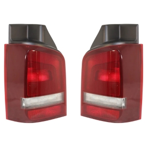 T5 Tail Lights - Pair - 2010-15 With Smoked Indicator (Caravelle With Tailgate)