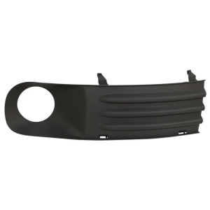 T5 Front Bumper Lower Moulding - 2003-09 (With Fog Light Hole) - Left - Graphite Textured