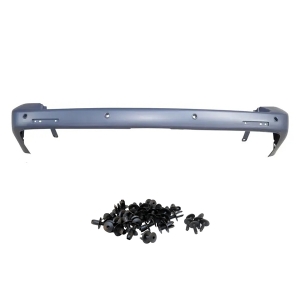 T5 Rear Bumper - 2003-12 (With Parking Sensor Holes) - Grey Primer - With Fitting Kit