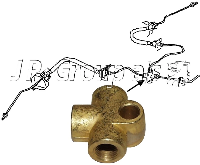 Brake Line T-Piece