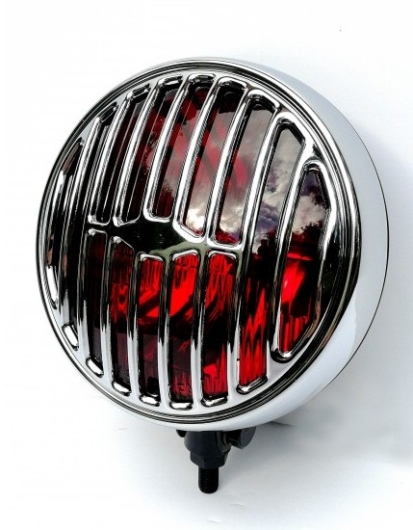Red Spotlight With Porsche 356 Style Grille