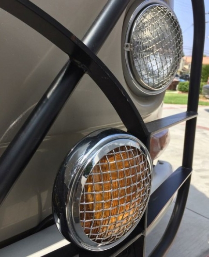 Amber Spotlight With Mesh Grille