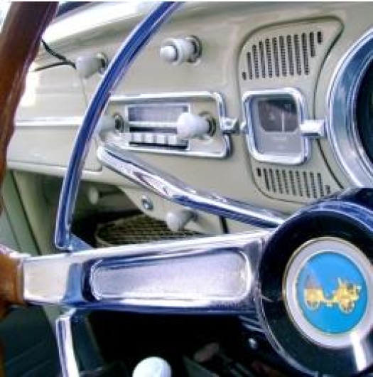 Beetle Indicator Switch Chrome Cover - 1960-67 (Also Karmann Ghia + Type 3)