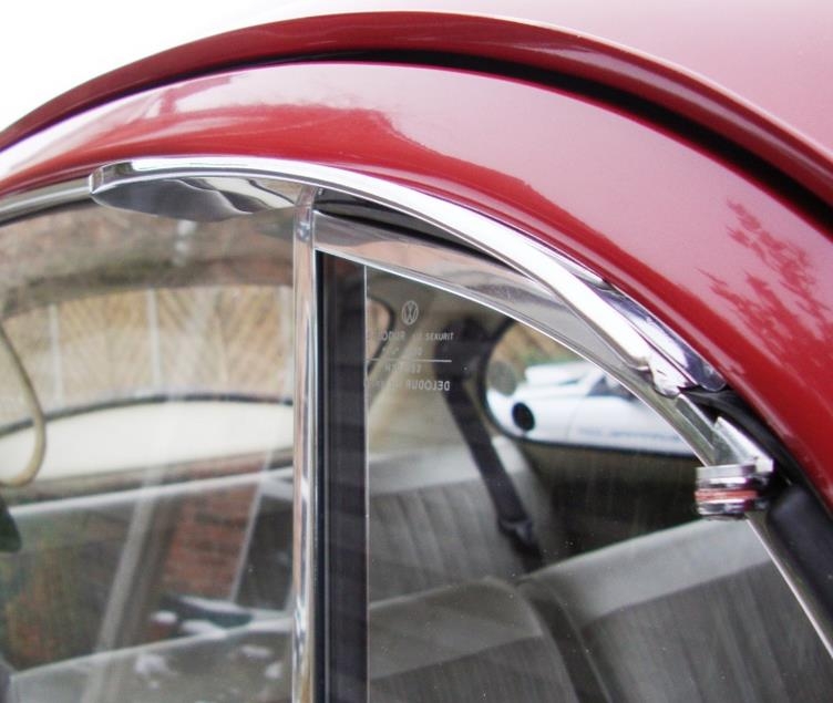 Vw beetle rain deals deflector