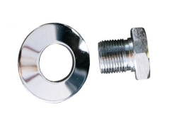 Chrome Crankshaft Pulley Bolt And Washer - Type 1 Engines