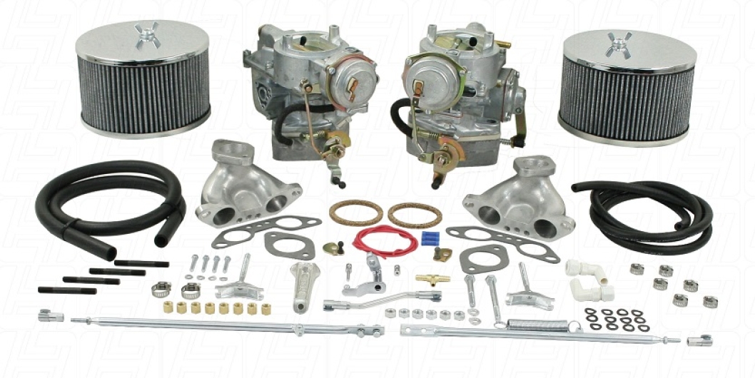 Twin 40mm Kadron Carburettor Kit - Type 4 Engines