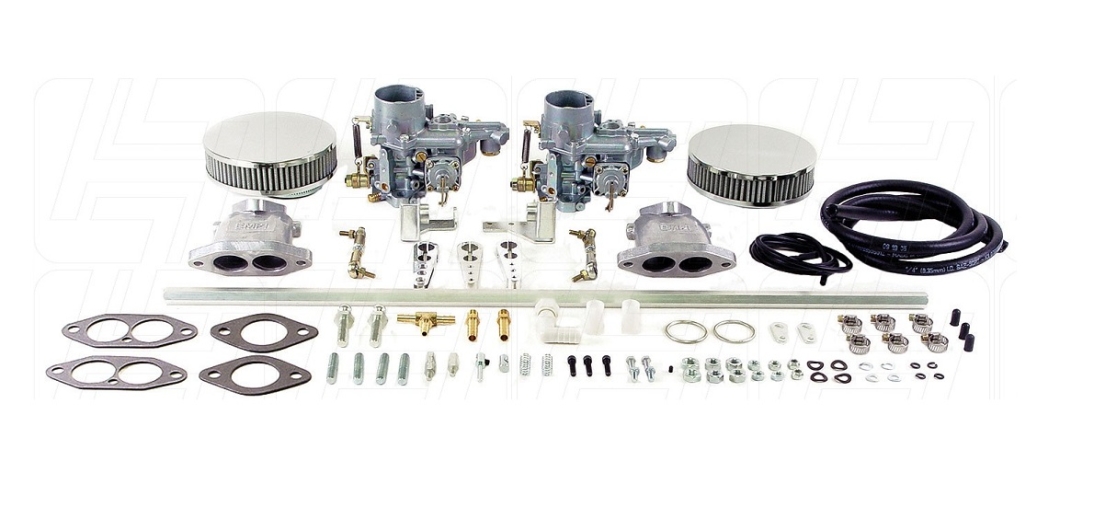 Twin 34 EPC EMPI Carburettor Kit - Type 3 Twin Port Engines