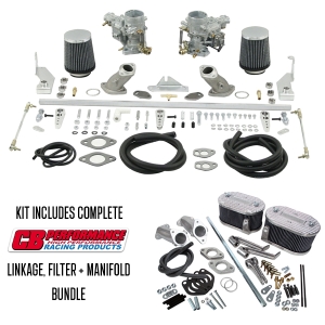 Twin 34 ICT Weber Carburettor Kit - Type 1 Single Port Engines With CB Performance Linkage