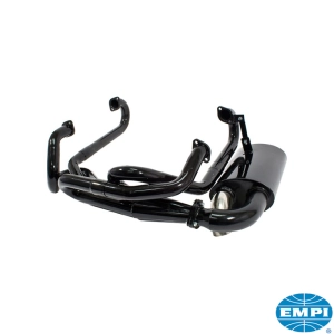 Beetle Sidewinder Exhaust - Black With Stainless Tip - 41mm Bore