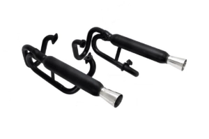 Dual Cannons With J Tubes (With Chrome Tips)