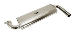 Ceramic Coated EMPI Single Quiet Pack Muffler