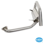 Beetle Stainless Steel Turbo Trip Exhaust Muffler (For Use On EMPI Premium Headers)