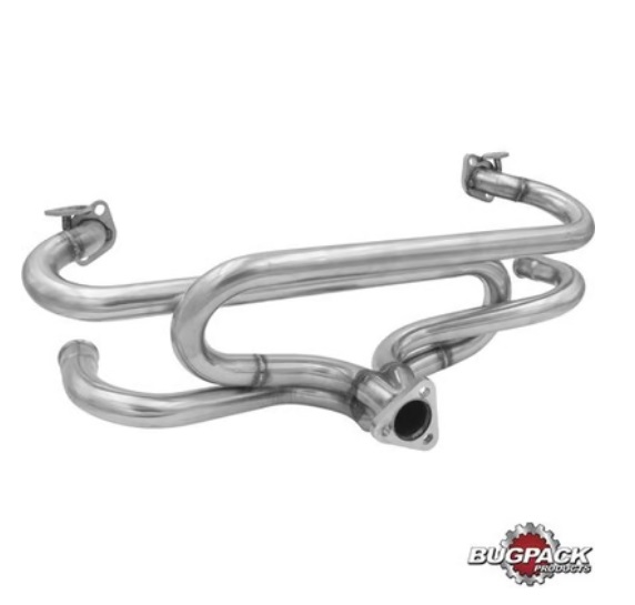 Bugpack Stainless Steel 4 Into 1 Header - Cool Air VW