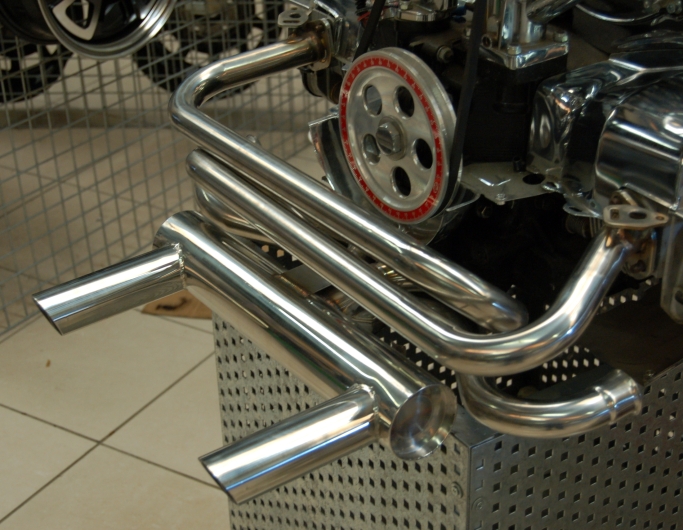 *NCA* Stainless Steel Monza 2 Tip Exhaust - Type 1 Engines (Not 1200cc)