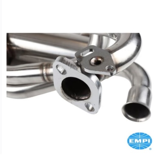 Stainless Steel Monza 2 Tip Exhaust - Type 1 Engines (Not 1200cc)