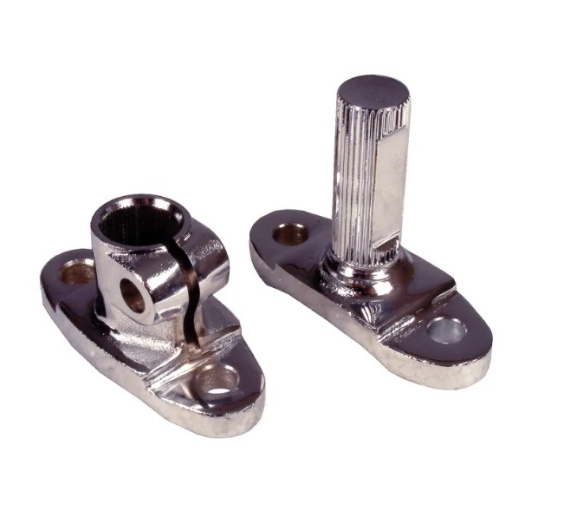 Beetle Chrome Steering Coupling Flange Joints (Not 1302 + 1303 Models) (Also Karmann Ghia And Type 3)