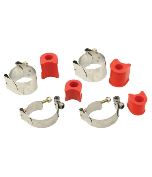 Karmann Ghia Heavy Duty Front Anti Roll Bar Stainless Steel Clamps + Urethane Mounts