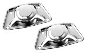 Beetle Swing Axle Chrome Rear Torsion Bar Covers