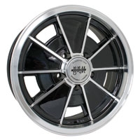 Gloss Black SSP BRM Alloy Wheel - 5x112 PCD - Cool Air VW