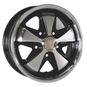 5.5 x 15 Gloss Black SSP Fook Alloy Wheel - 5x130 PCD