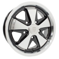 Gloss Black SSP Fook Alloy Wheel - 5x112 PCD - Cool Air VW