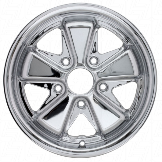 **NLA** TUV Approved 5.5 x 15 Chrome SSP Fook Alloy Wheel - 5x130 PCD